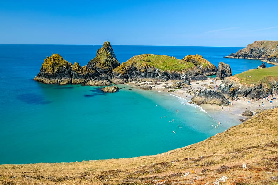 Porthcurnow beach - perfect beach picnic spot